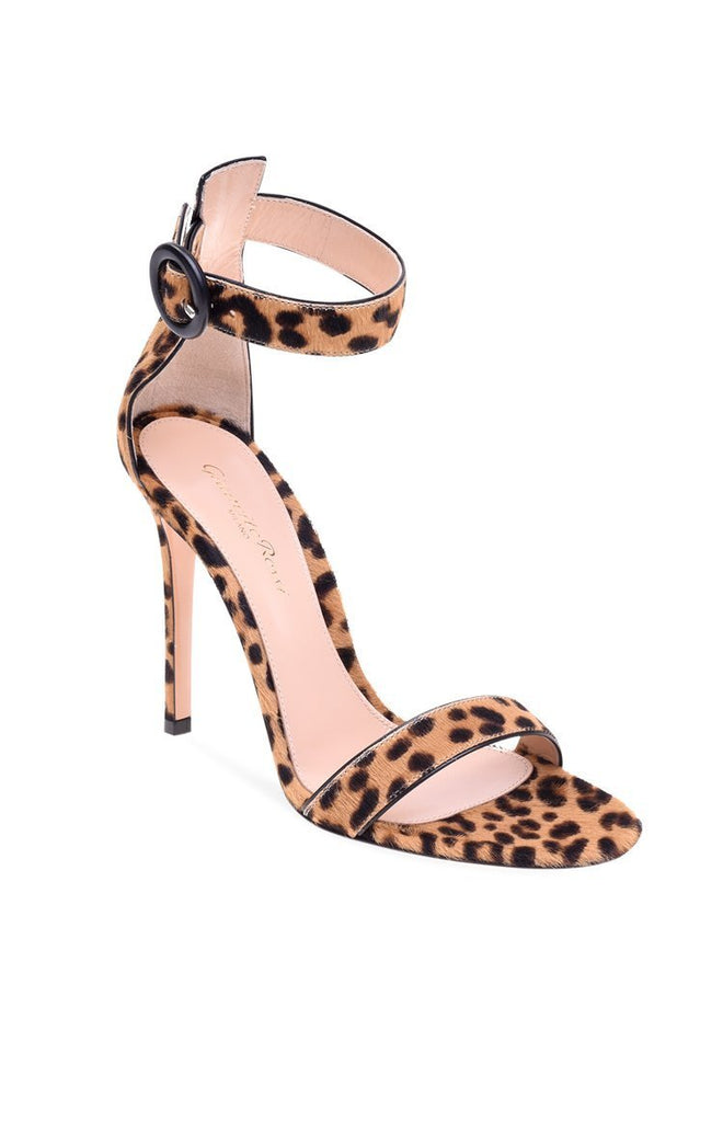 Gianvito Rossi Portofino 105 Heel in Pony Hair Shoes