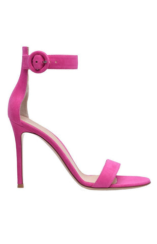 Gianvito Rossi Portofino Heel in Fuchsia Shoes