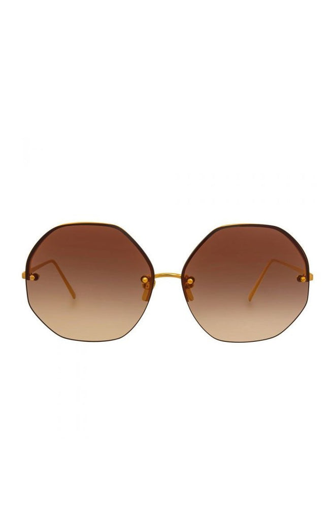 Linda Farrow Sun Rose Gold Sunglasses Rose