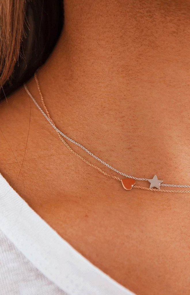 Maya Brenner 14k Gold Heart Necklace Jewellery