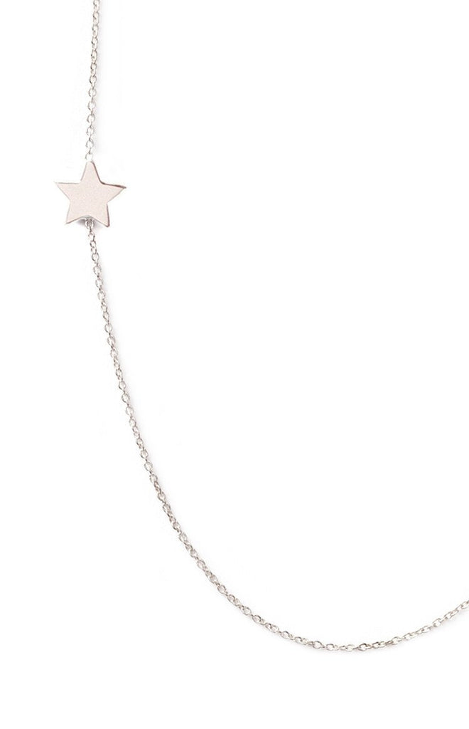 Maya Brenner 14k Gold Star Necklace Jewellery White Gold