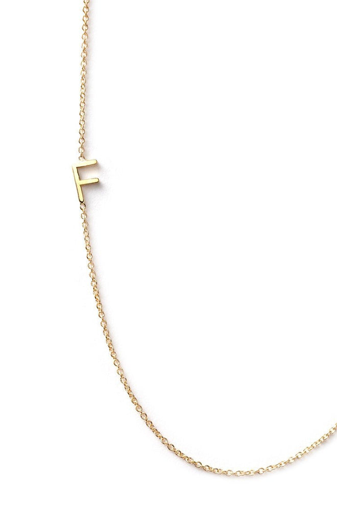 Maya Brenner 14k Letter Necklace Jewellery