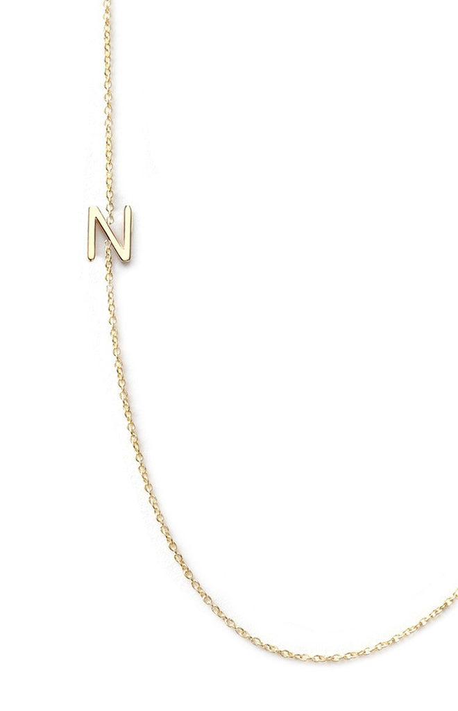 Maya Brenner 14k Letter Necklace Jewellery