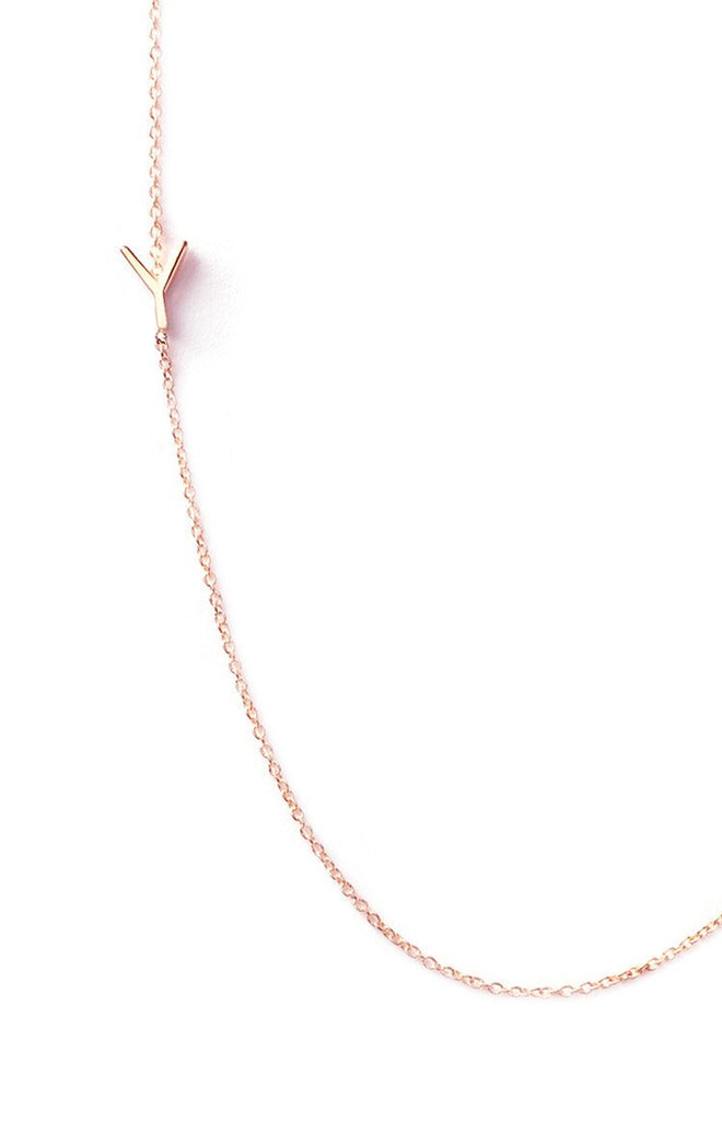 Maya Brenner 14k Letter Necklace Jewellery