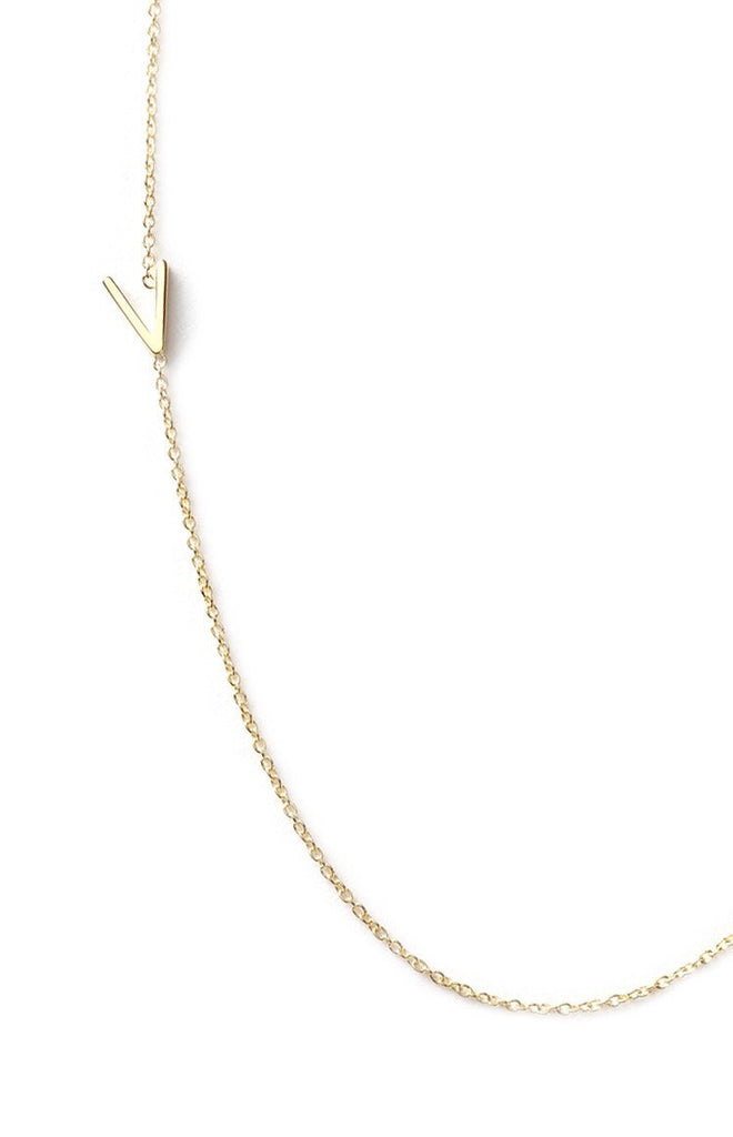 Maya Brenner 14k Letter Necklace Jewellery