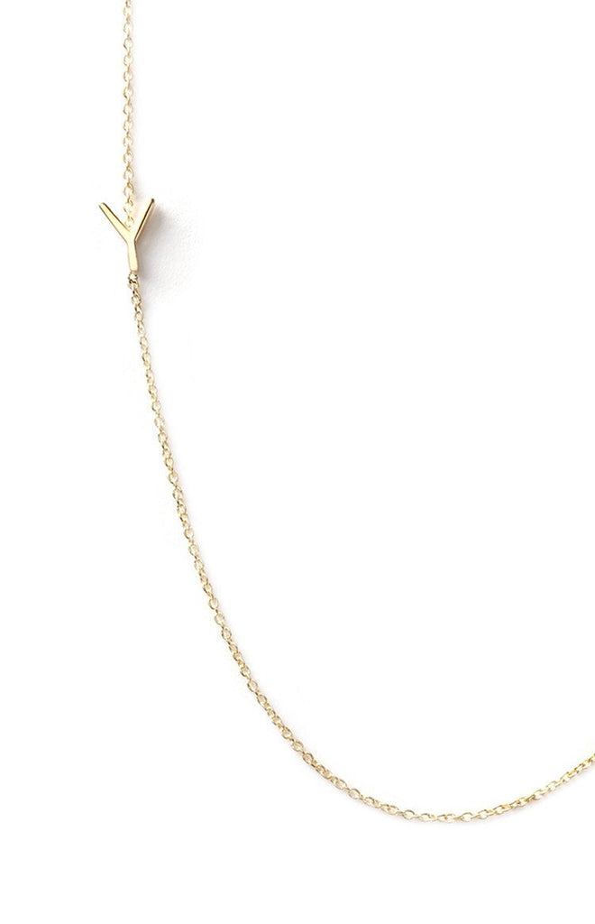 Maya Brenner 14k Letter Necklace Jewellery