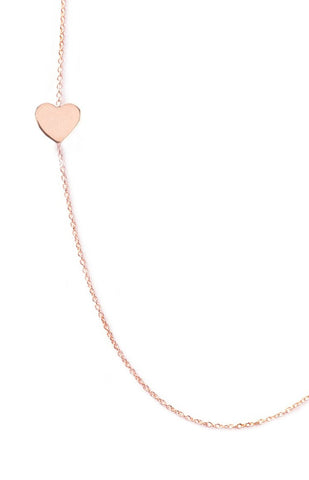Maya Brenner 14k Gold Heart Necklace Jewellery White Gold