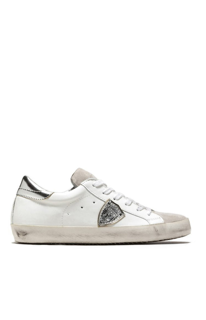 Philippe Model Paris Sneaker Shoes 38 / Blanc Silver