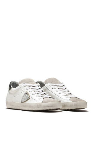 Philippe Model Paris Sneaker Shoes 38 / Blanc Silver