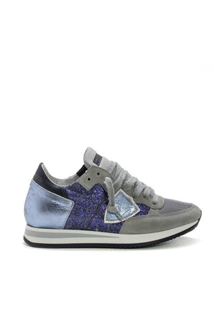 スニーカー PHILIPPE MODEL PARIS TKLD DM10 Sneakers tropez in camoscio Philippe Model TROPEZ LOW Sneakers in gray, combined buy online